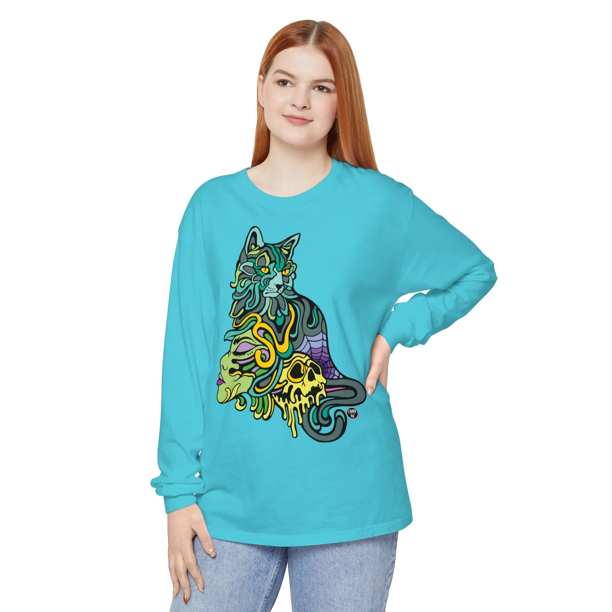 Catwitch (OG) by Chaya Av Unisex Long Sleeve T-Shirt (16 Colors Available)