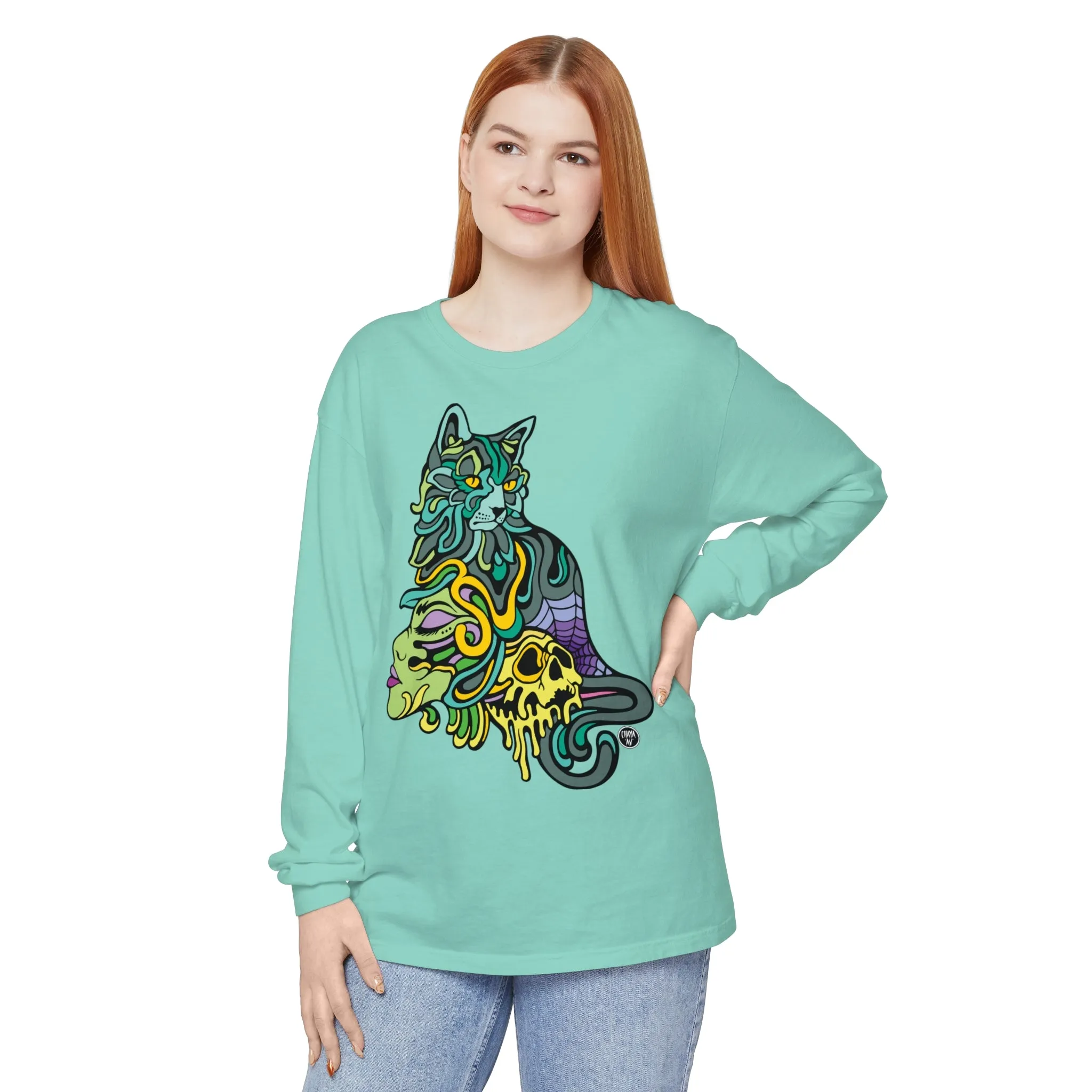 Catwitch (OG) by Chaya Av Unisex Long Sleeve T-Shirt (16 Colors Available)