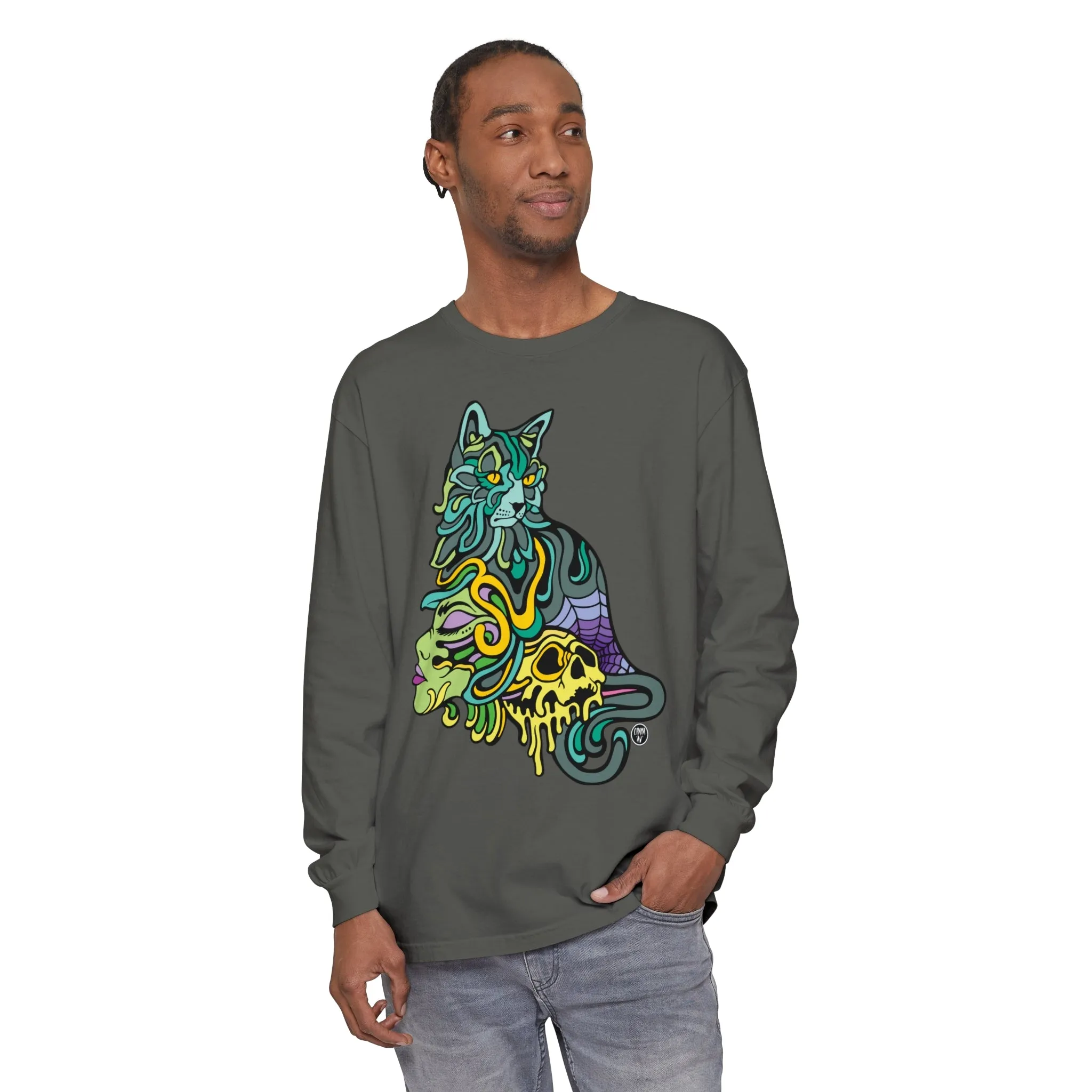 Catwitch (OG) by Chaya Av Unisex Long Sleeve T-Shirt (16 Colors Available)
