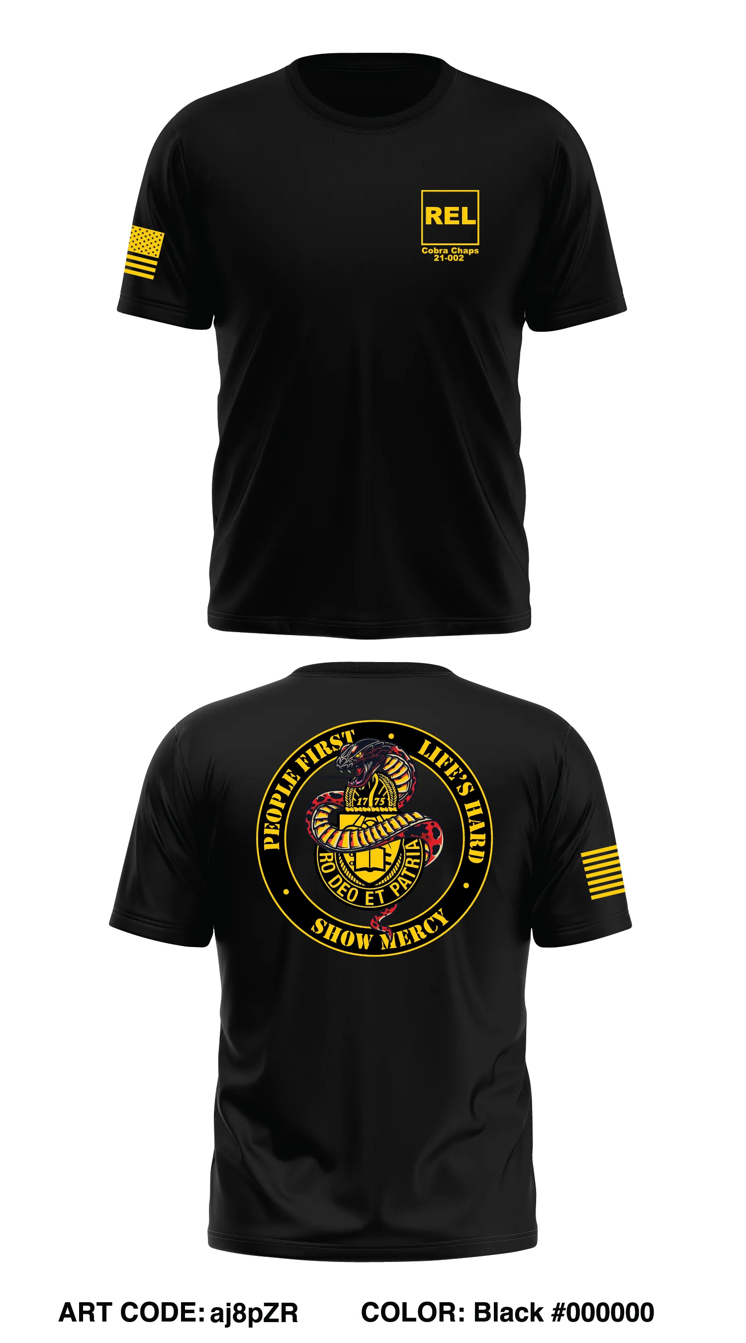 Chaplain Captain Career Cro Store 1 Core Men's SS Performance Tee - aj8pZR