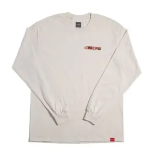 Chocolate Flyin' the Chocolate Flags Long Sleeve Tee Cream