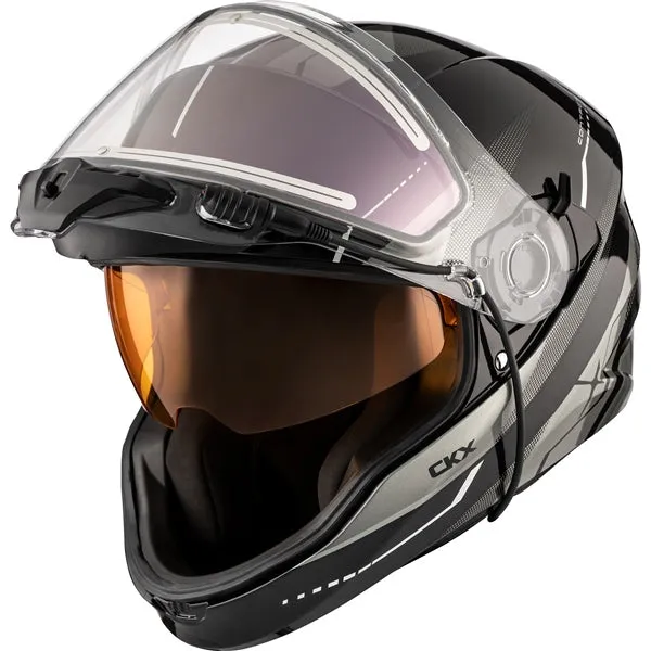 CKX Contact Winter Electric Double Lens Trail Full-Face Helmet - Artik Graphic