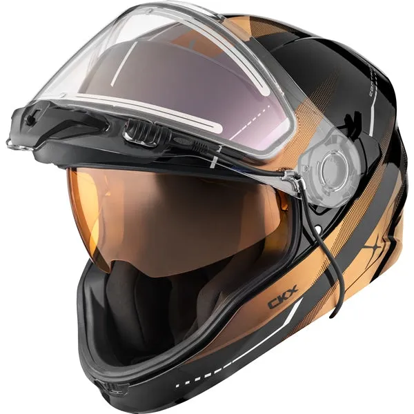 CKX Contact Winter Electric Double Lens Trail Full-Face Helmet - Artik Graphic