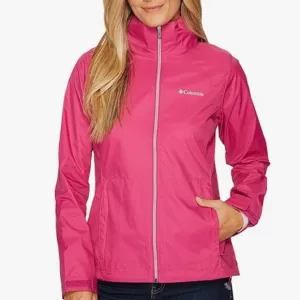 Columbia Women's Hot Pink Jacket size XL Windbreaker