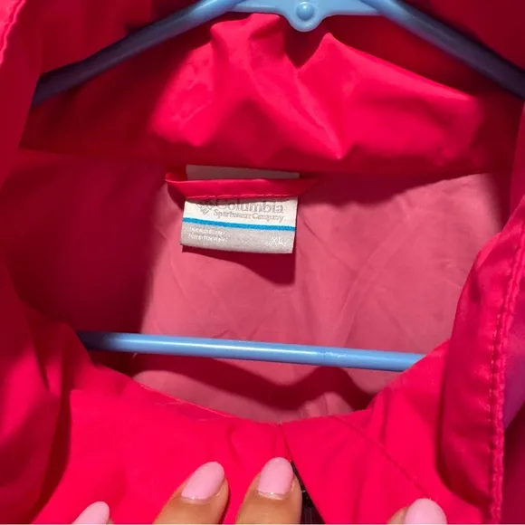Columbia Women's Hot Pink Jacket size XL Windbreaker