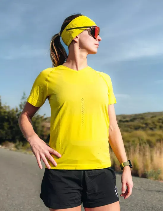 Compressport Unisex's Headband On/Off - Green Sheen