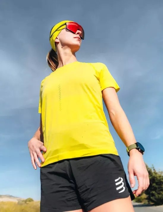 Compressport Unisex's Headband On/Off - Green Sheen