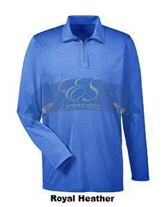 Cool & Dry Heathered Performance Quarter-Zip