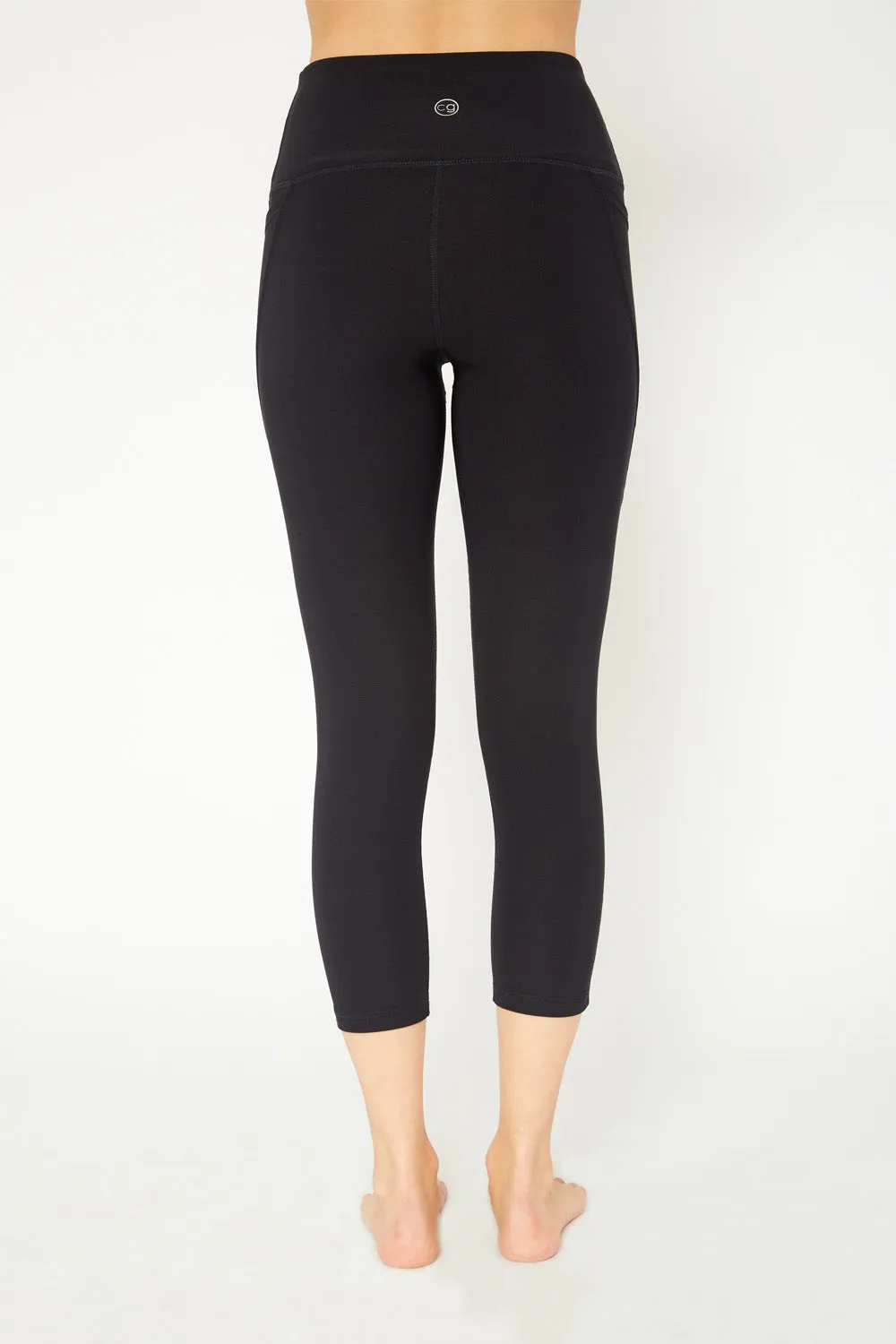 Cover Girl label mid rise 7/8 leggings