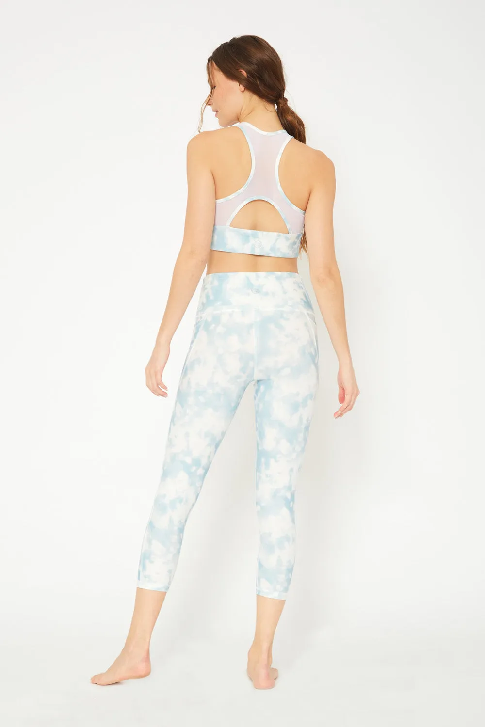 Cover Girl label mid rise 7/8 leggings