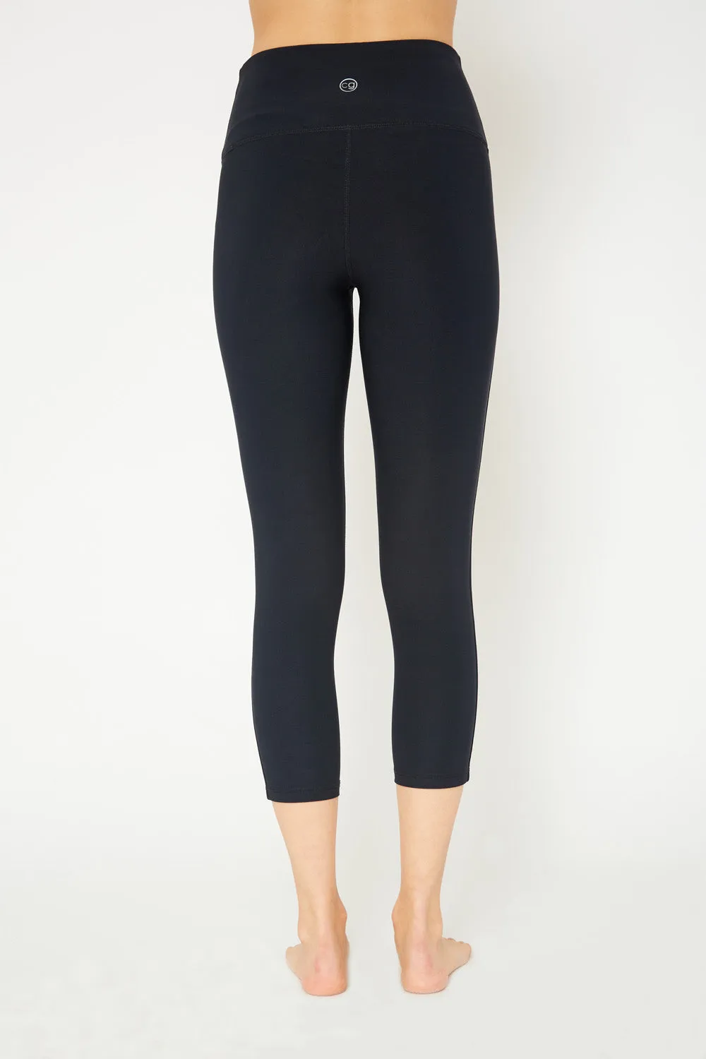 Cover Girl label mid rise 7/8 leggings