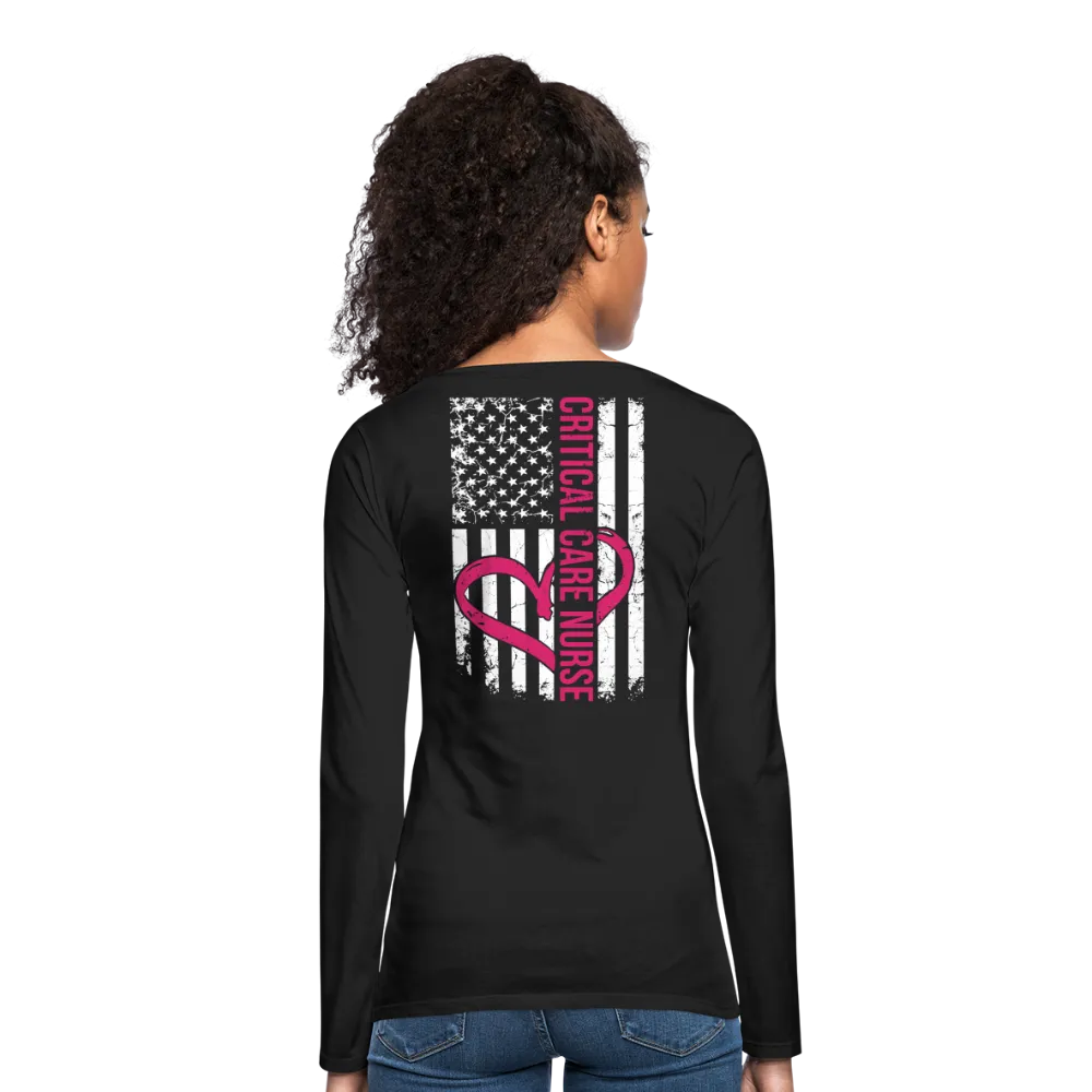 Critical Care Nurse Women's Premium Long Sleeve T-Shirt