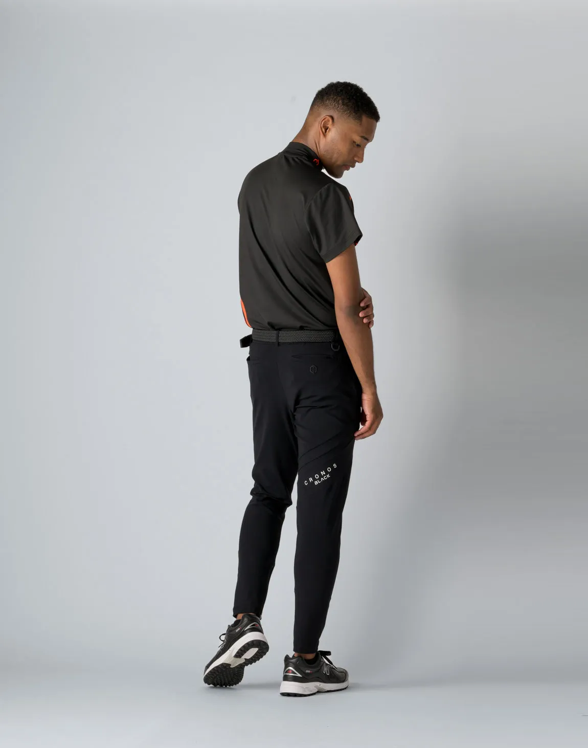 CRONOS BLACK STRETCH PANTS【BLACK×BLACK】