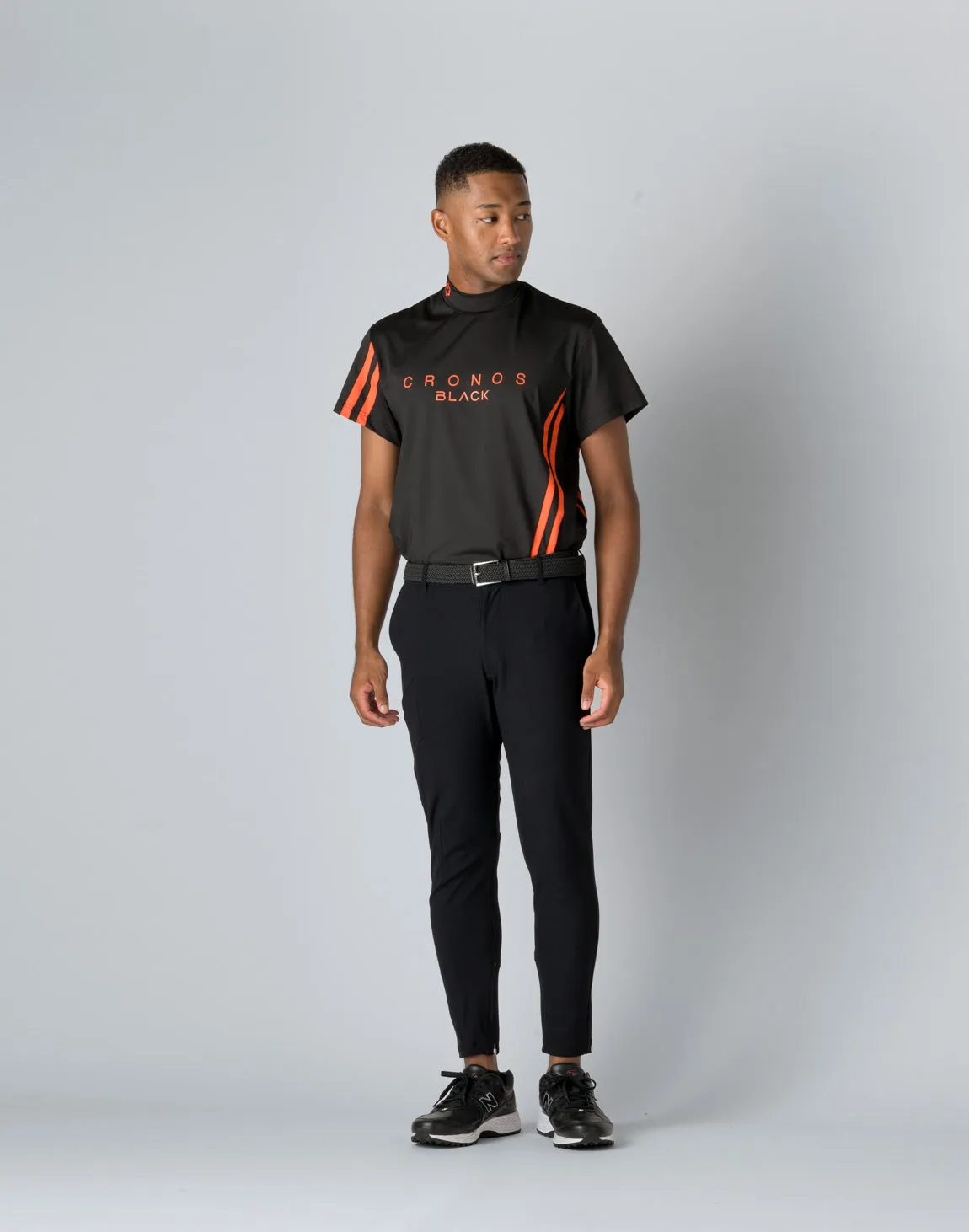 CRONOS BLACK STRETCH PANTS【BLACK×BLACK】