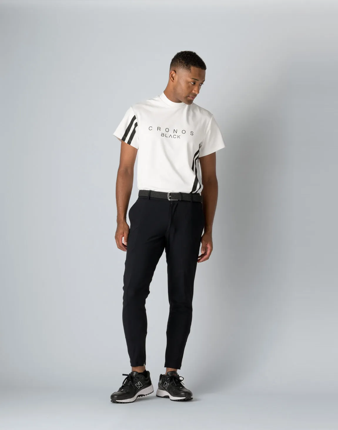 CRONOS BLACK STRETCH PANTS【BLACK×BLACK】
