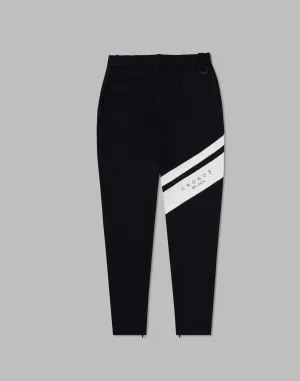 CRONOS BLACK STRETCH PANTS【BLACK×WHITE】