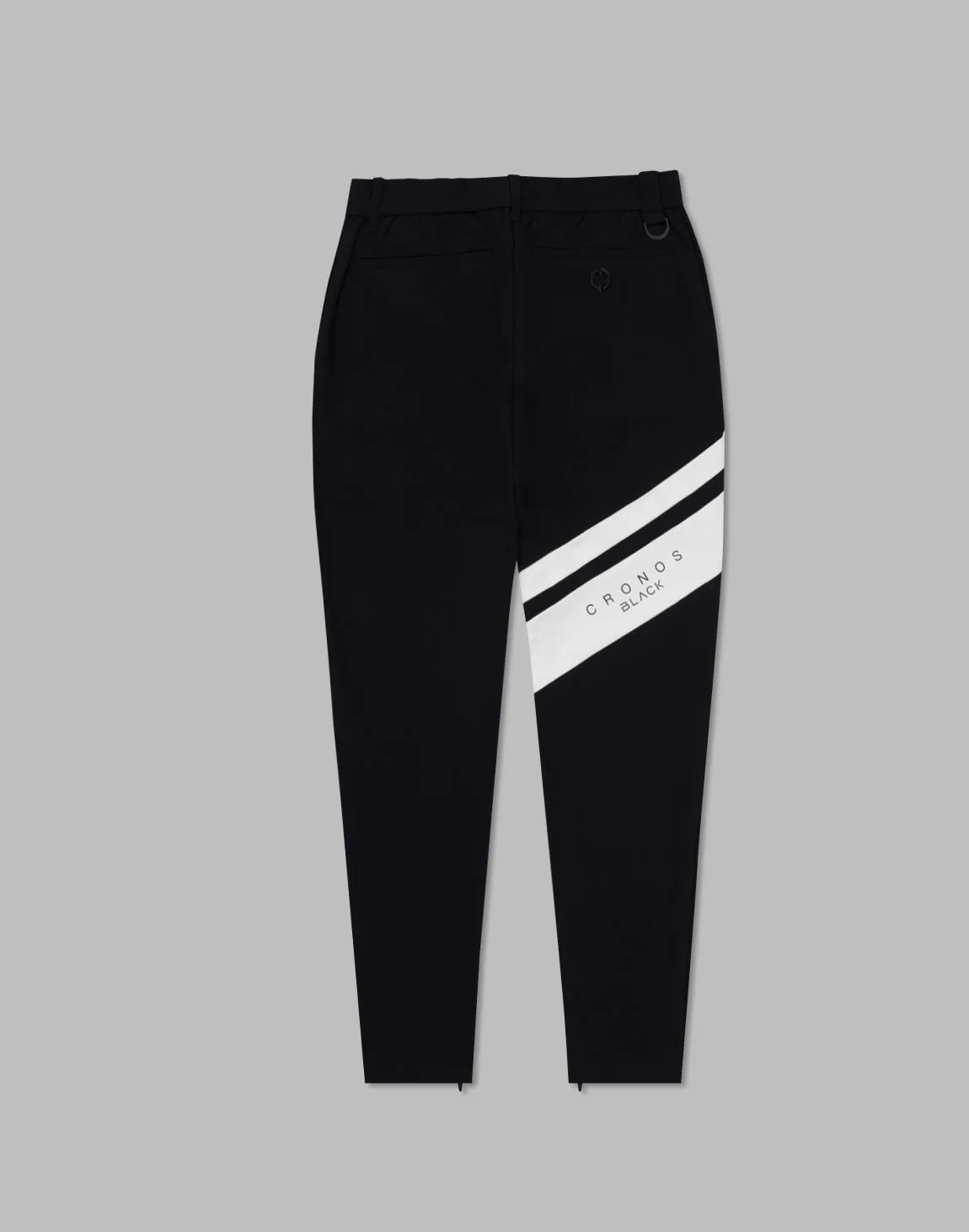 CRONOS BLACK STRETCH PANTS【BLACK×WHITE】
