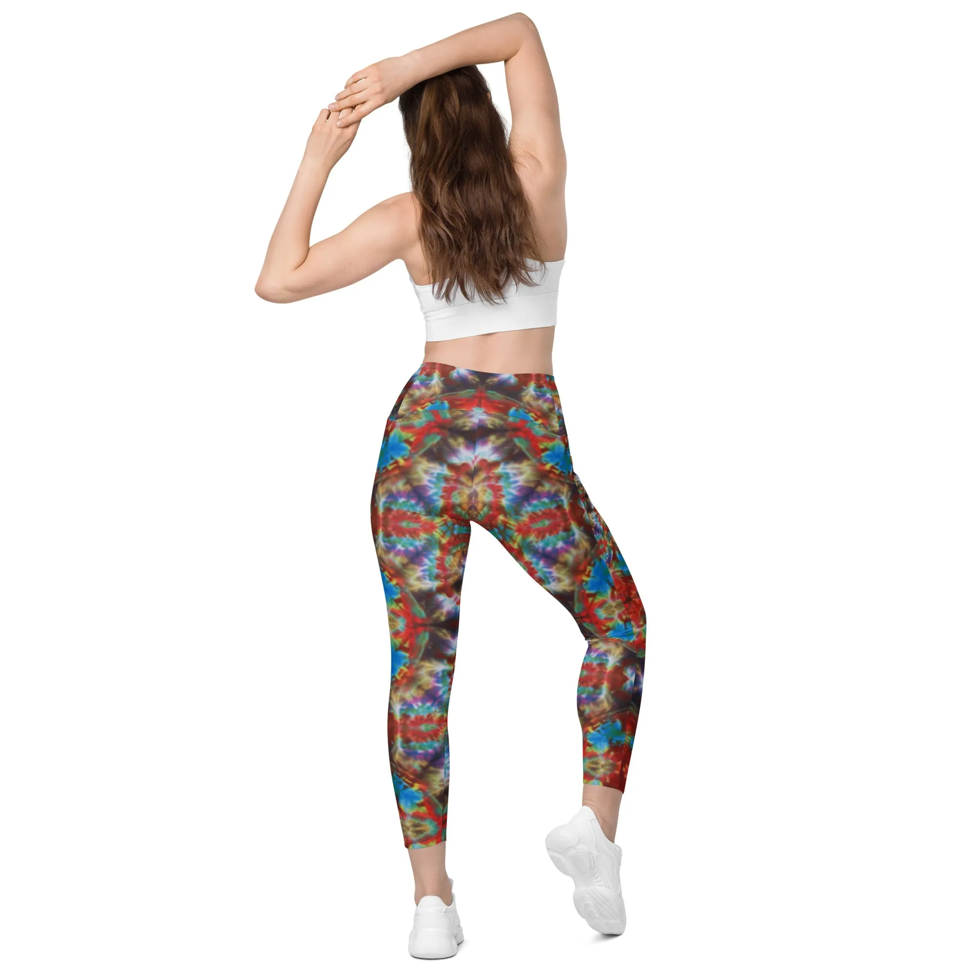Crossover Leggings With Pockets