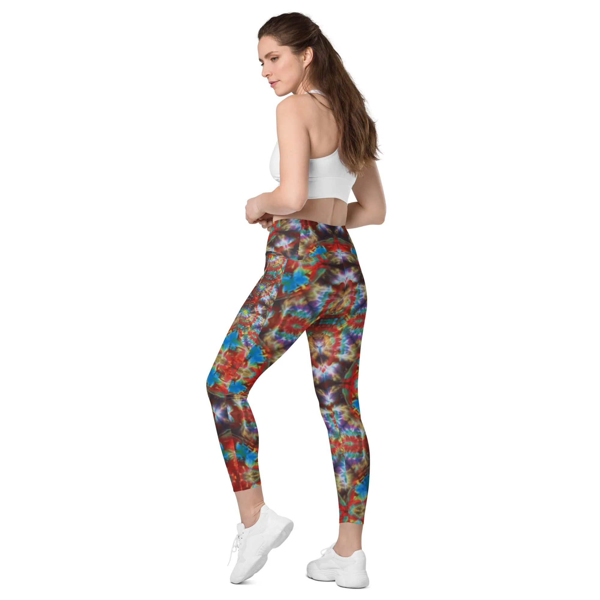 Crossover Leggings With Pockets