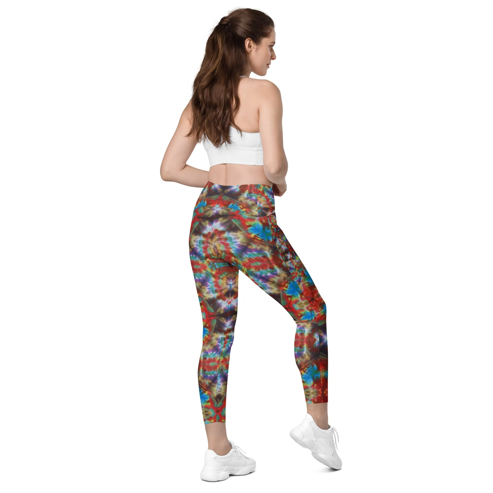 Crossover Leggings With Pockets