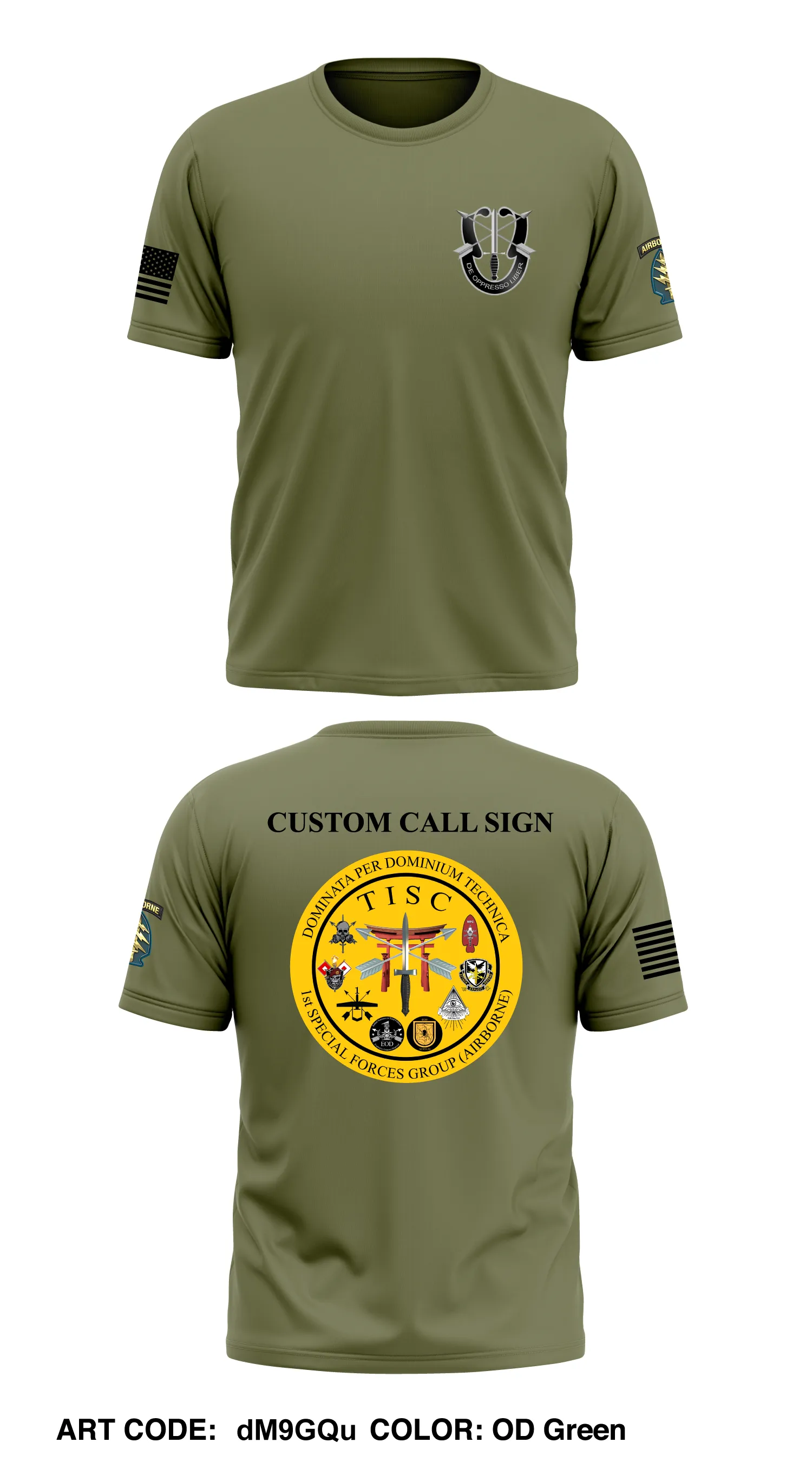 CUSTOM 1 SFG (A) GSB TISC Core Men's SS Performance Tee - dM9GQu