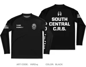 CUSTOM Dallas PD Store 1 Core Men's LS Performance Tee - V6RZvq