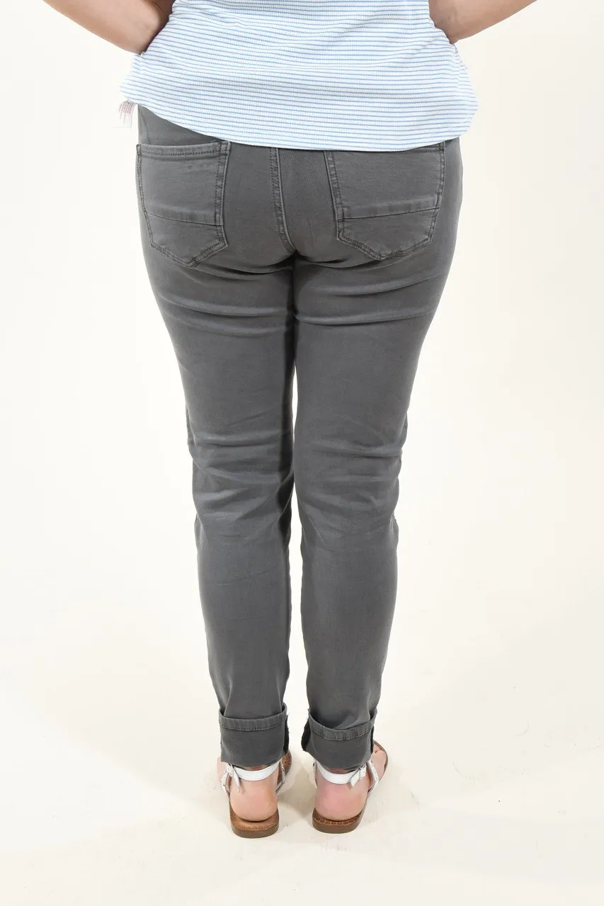 Dark Grey Moto Pants