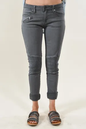 Dark Grey Moto Pants