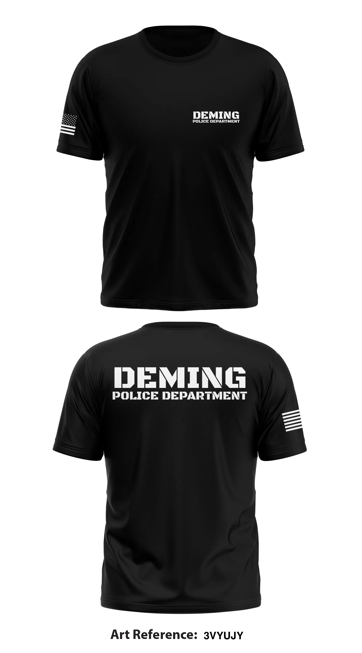 Deming Police Department  Store 1 Core Men's SS Performance Tee - 3vYuJY