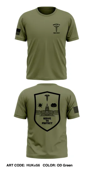 Department of Public Health Store 1 Core Men's SS Performance Tee - HUKuS6