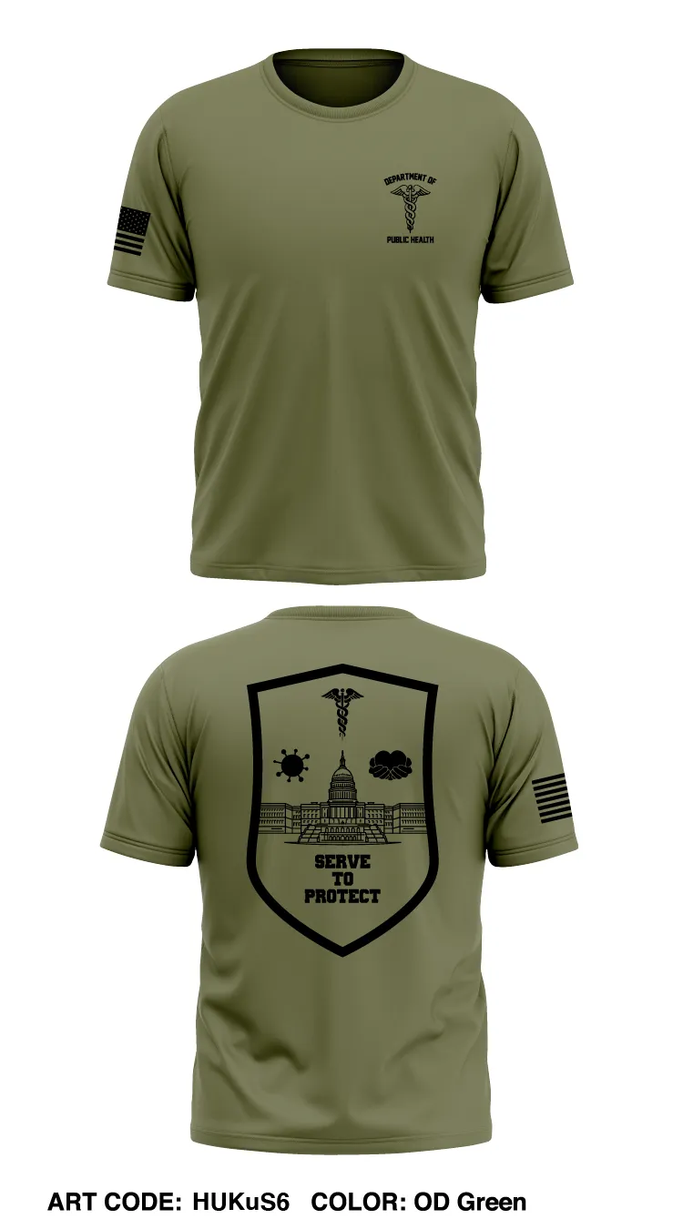 Department of Public Health Store 1 Core Men's SS Performance Tee - HUKuS6