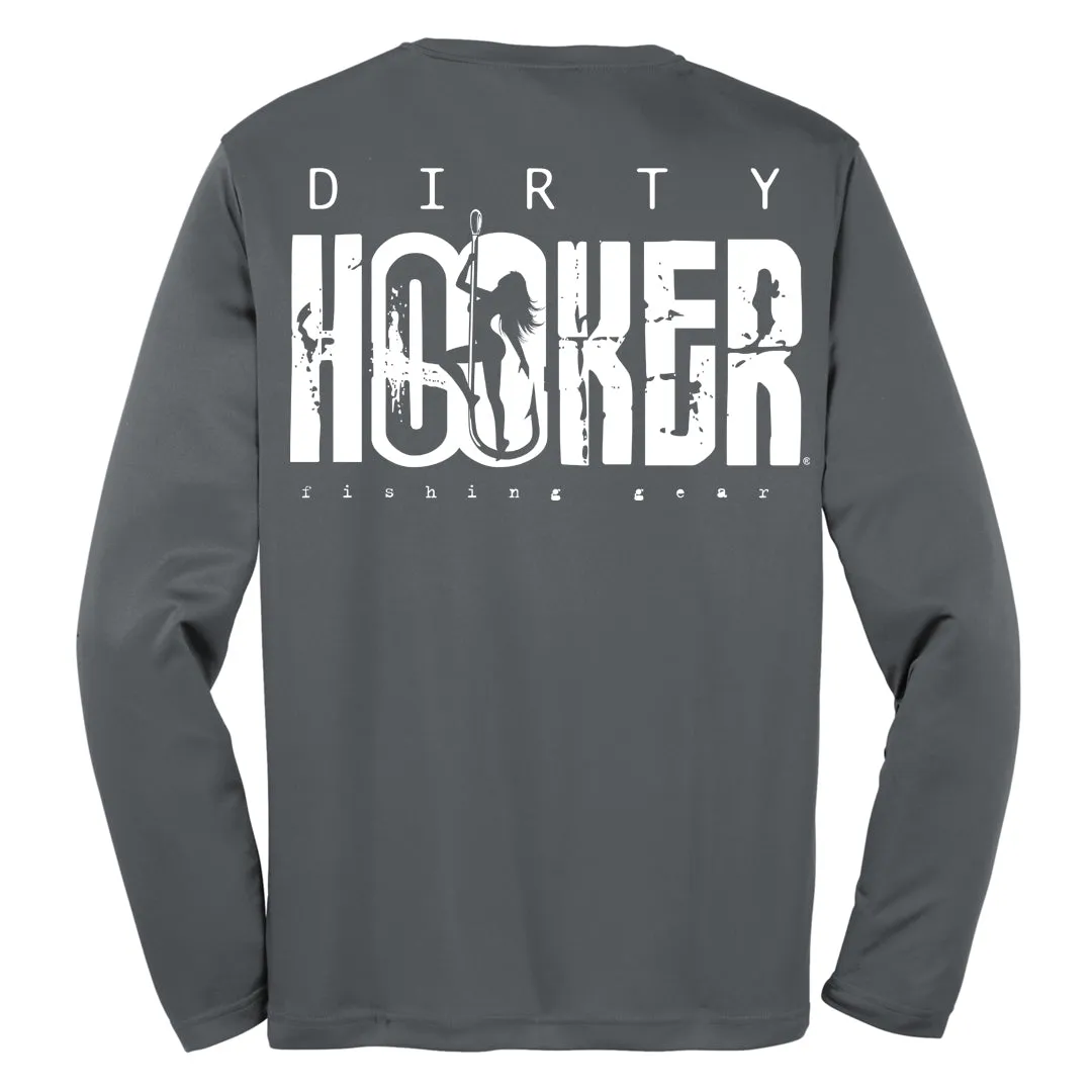 Dirty Hooker COMBO: Charcoal Dry Fit with DH Classic White & Premium Charcoal Hat
