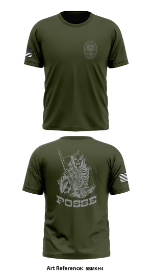 Dothan Narcotics Division  Store 1 Core Men's SS Performance Tee - 5SmKh4 - -Custom Number-