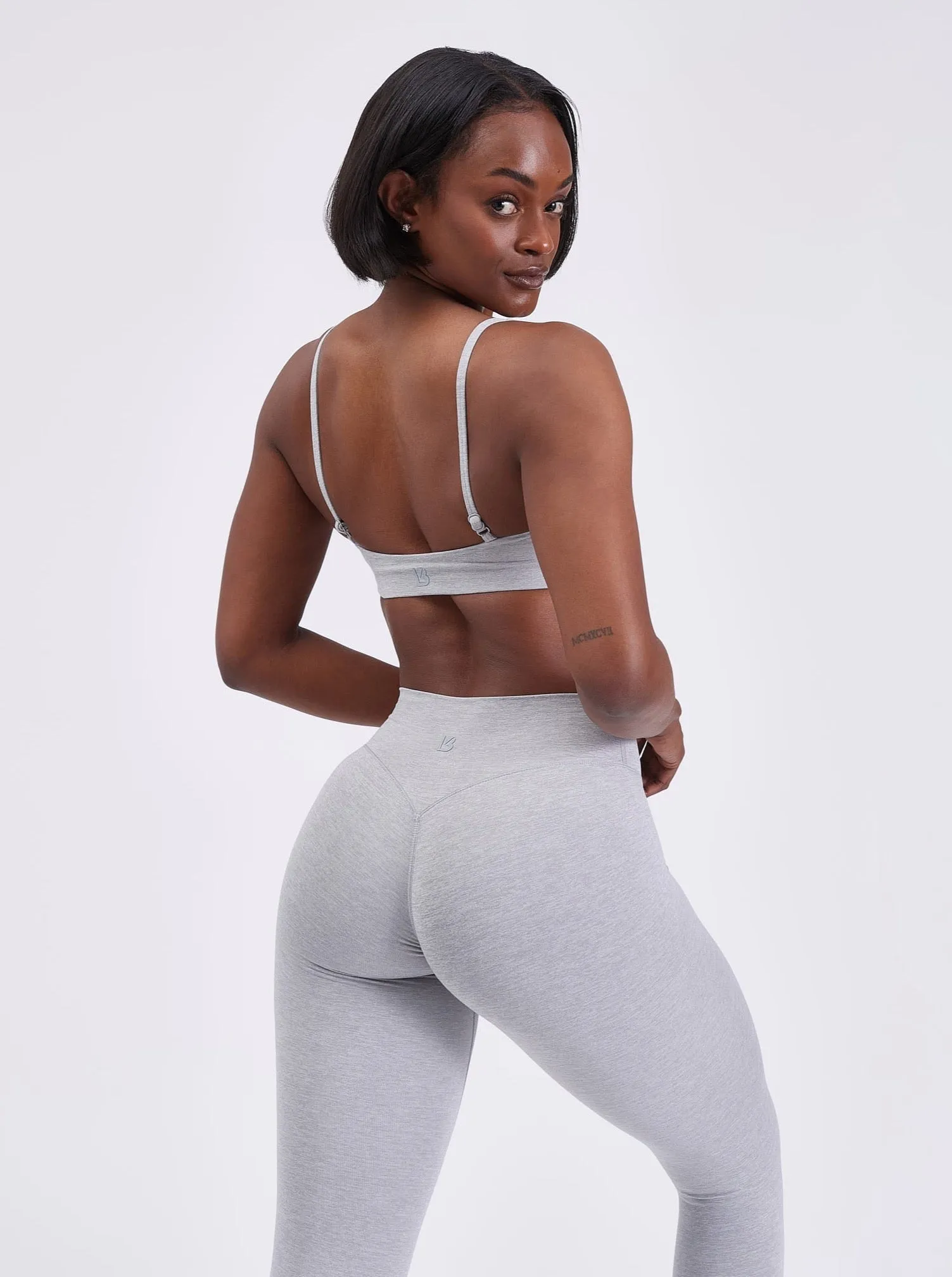 Dream Heathered Legging - Heathered Grey