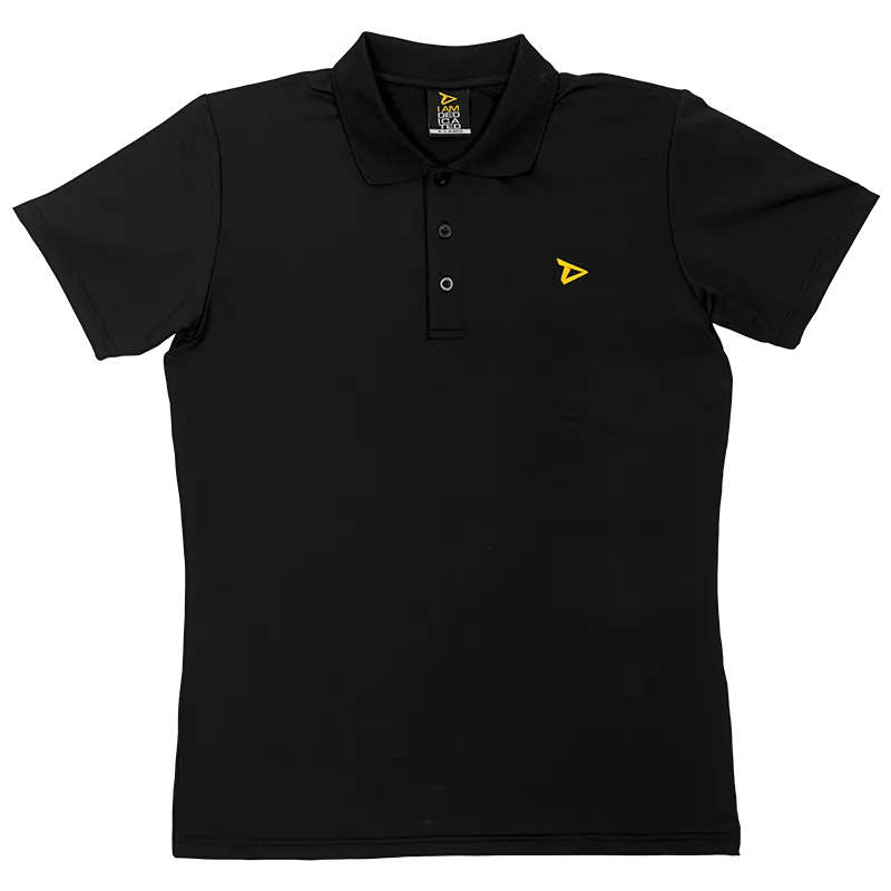 Dry-Fit Black Polo