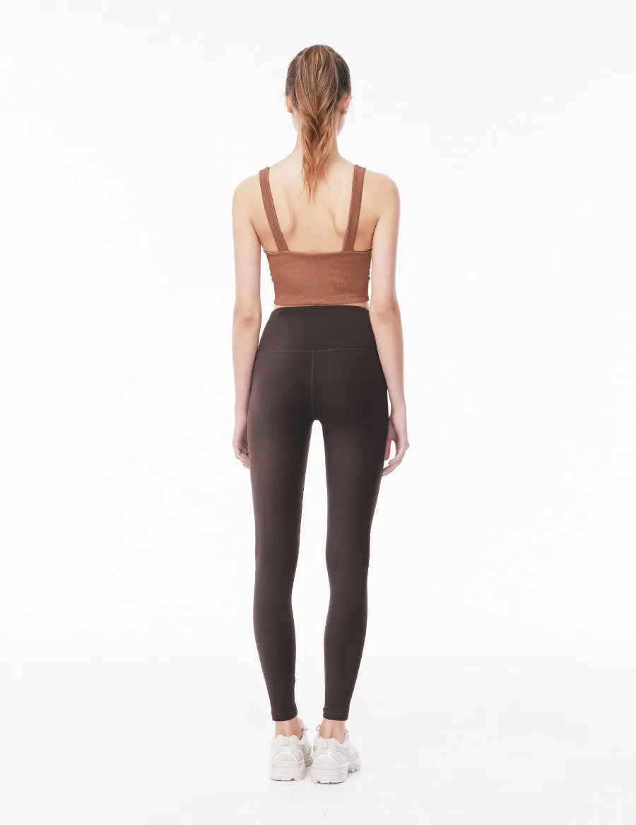 easyoga LA-VEDA Shape Up Pants2 - C1 Brown