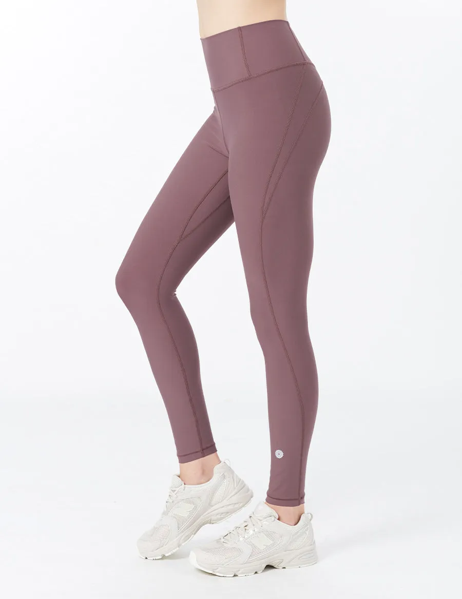 easyoga LESPIRO Butterfly Core Leggings - C07 Cocoa