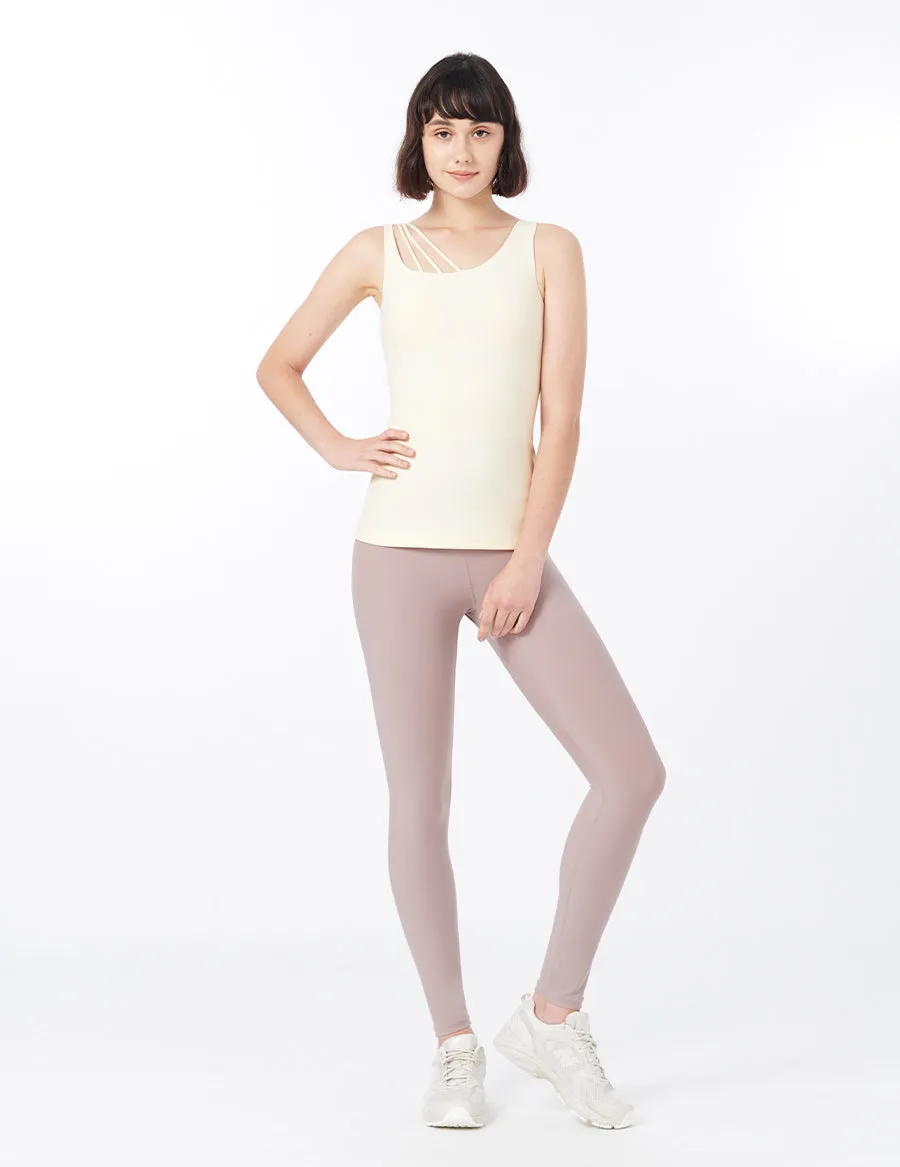 easyoga LESPIRO Butterfly Core Leggings - C9 Light Brown