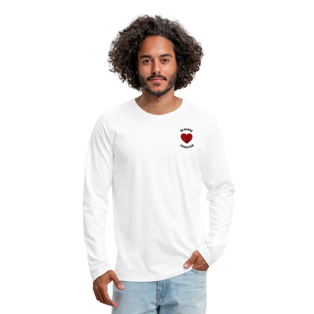 ER Nurse Flag Men's Premium Long Sleeve T-Shirt (CK6101)