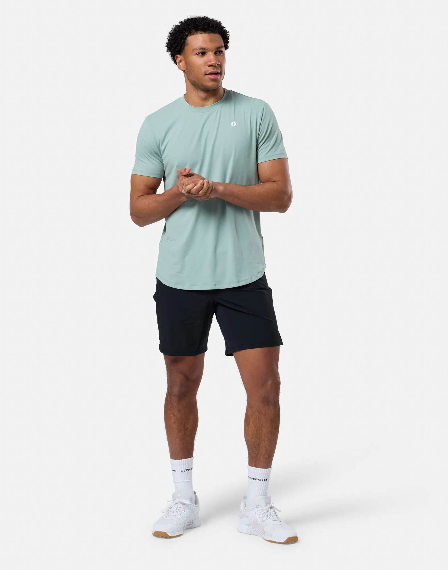 Essential 8" Shorts in Black
