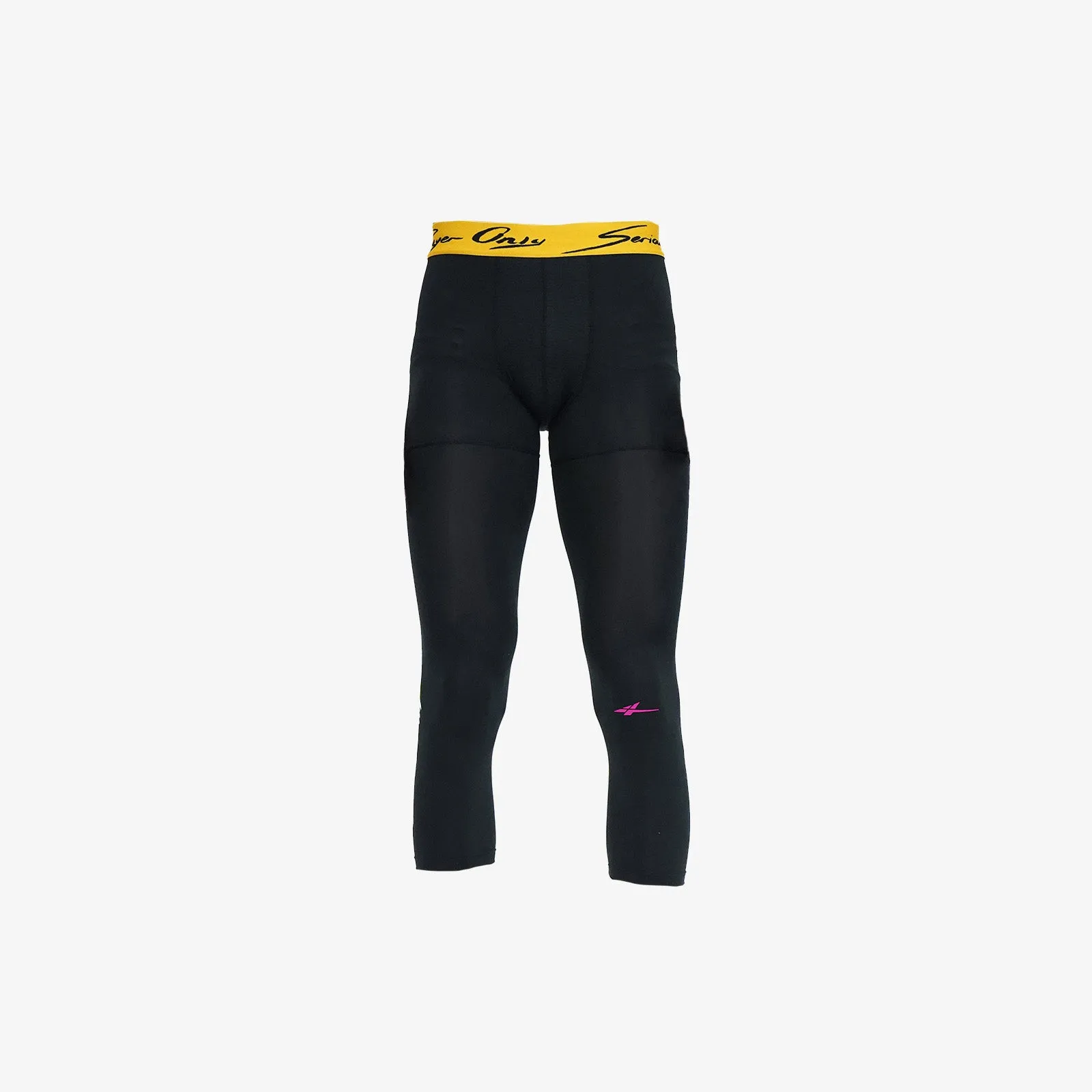 Essential Cropped Compression Leggings - Black