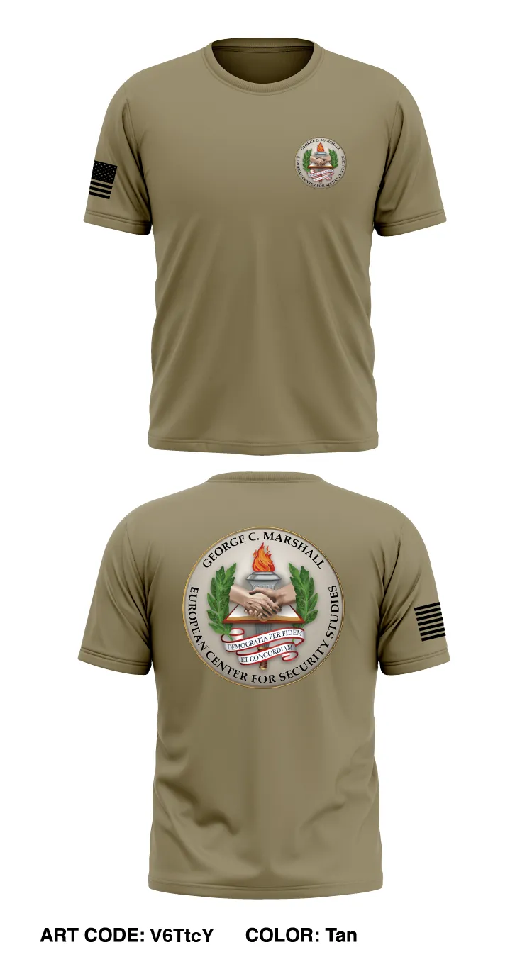 European Center for Security Studies Core Men's SS Performance Tee - V6TtcY