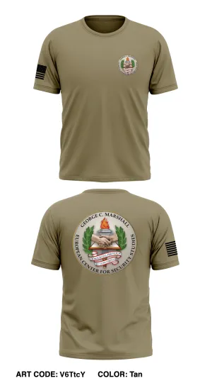 European Center for Security Studies Core Men's SS Performance Tee - V6TtcY