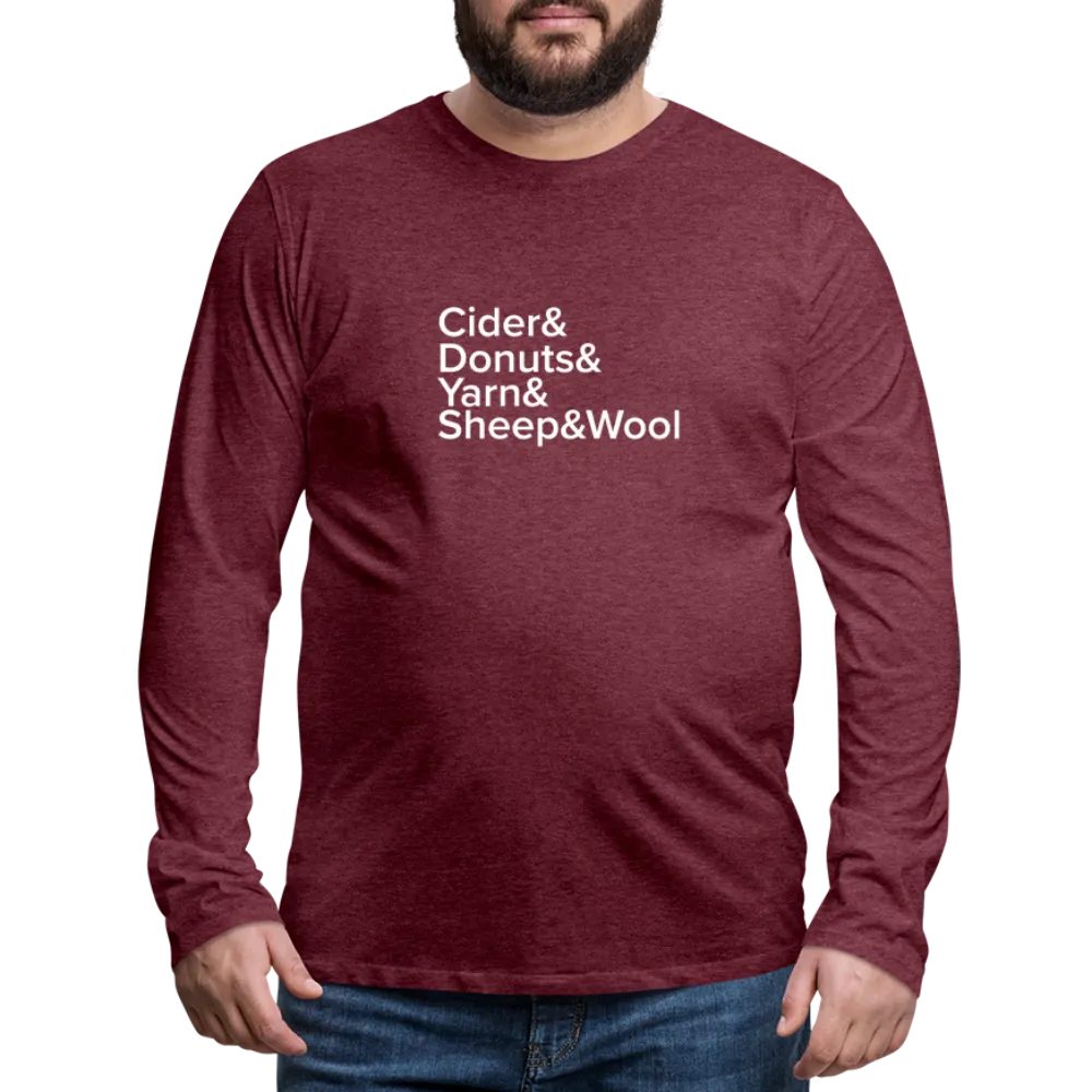 Fiber Festival - Men's Premium Long Sleeve T-Shirt