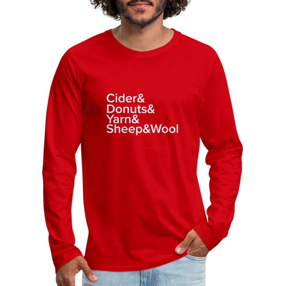 Fiber Festival - Men's Premium Long Sleeve T-Shirt