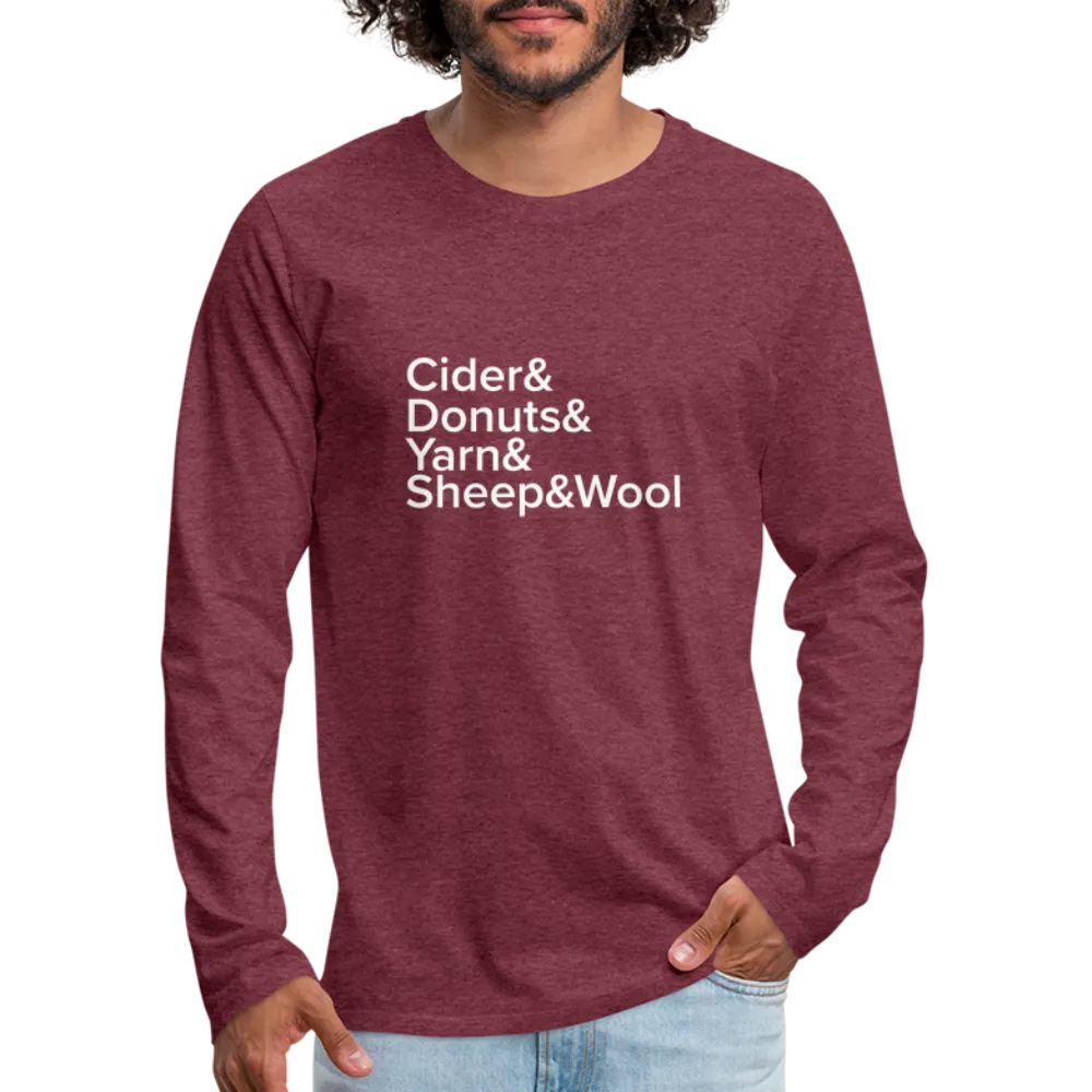 Fiber Festival - Men's Premium Long Sleeve T-Shirt