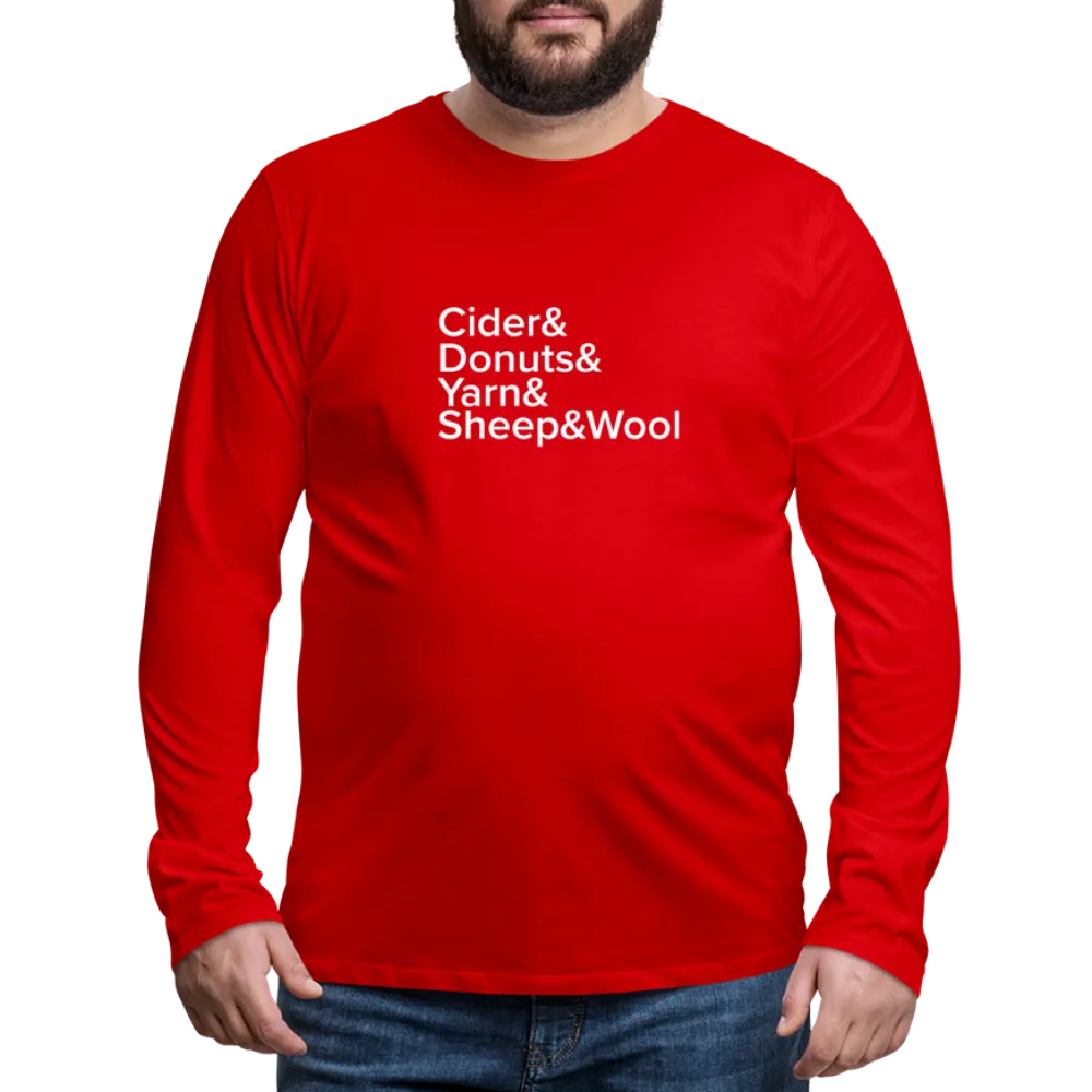 Fiber Festival - Men's Premium Long Sleeve T-Shirt