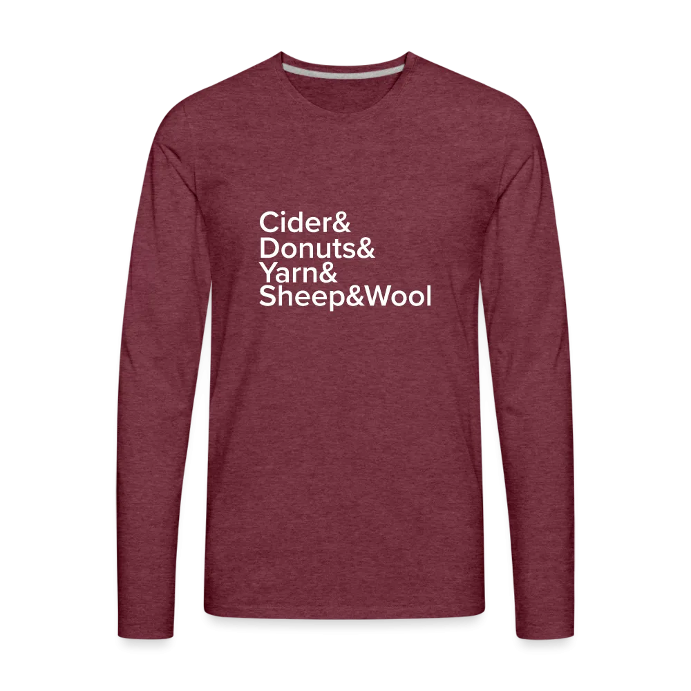 Fiber Festival - Men's Premium Long Sleeve T-Shirt