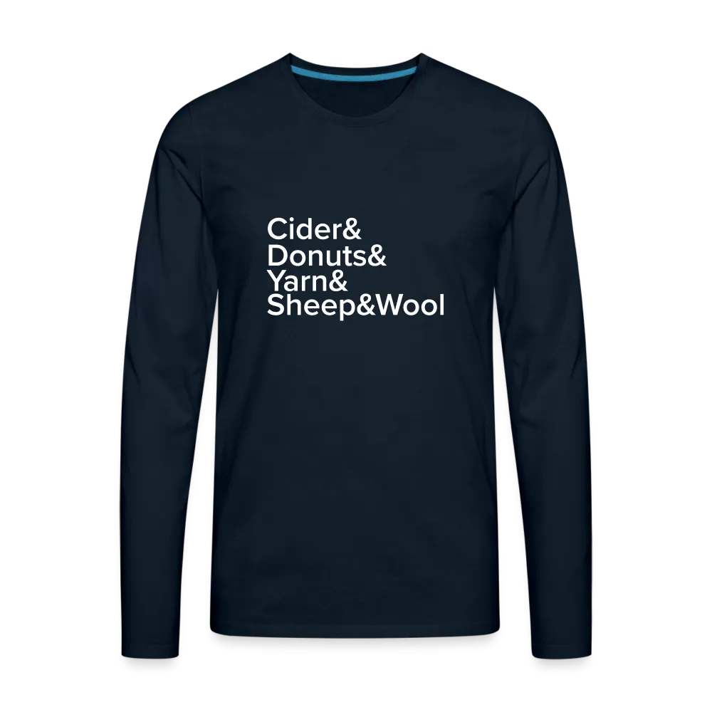 Fiber Festival - Men's Premium Long Sleeve T-Shirt