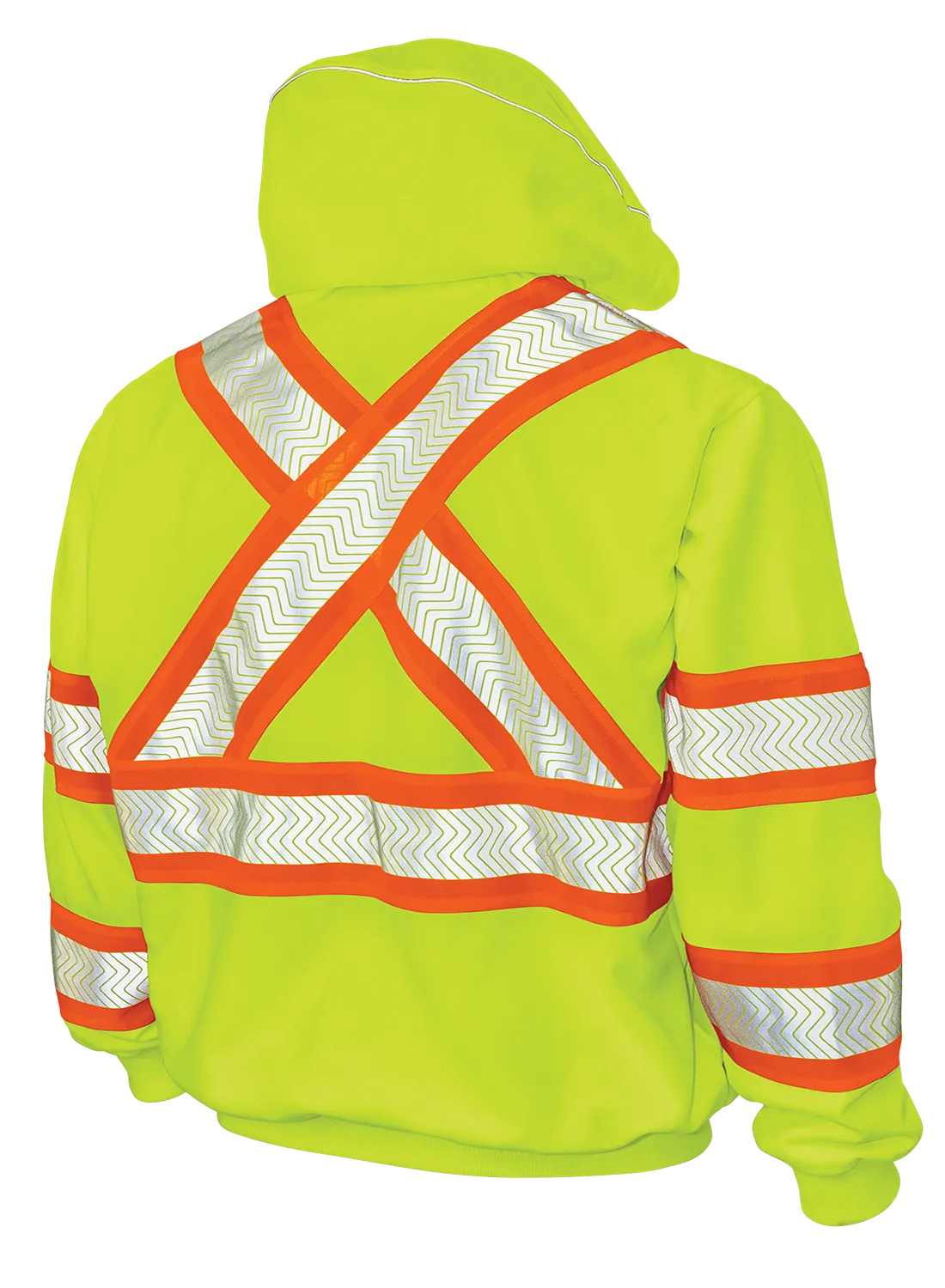 Fleece Thermal Lined Safety Hoodie by Tough Duck - Style SJ16